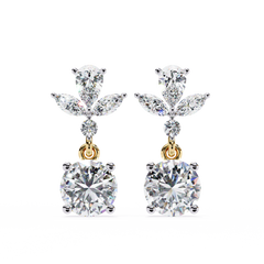 Ivory Diamond Earring