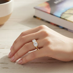 Astrid Three Stone Ring