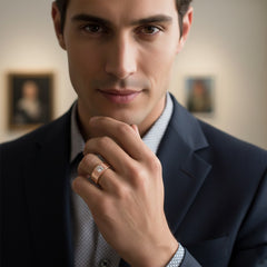 Francis Solitaire Mens Ring