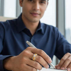 Giovanni Solitaire Mens Ring