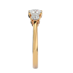 Alma Three Stone Ring