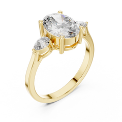 Tiana Three Stone Ring