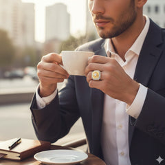 Ian Solitaire Mens Ring