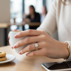 Leyla Three Stone Ring