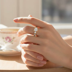 Madisyn Three Stone Ring