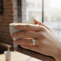 Nola Three Stone Ring