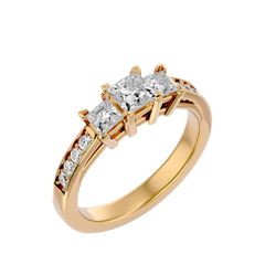 Addyson Three Stone Ring