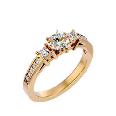 Lennox Three Stone Ring