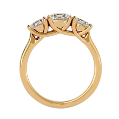 Janiyah Three Stone Ring