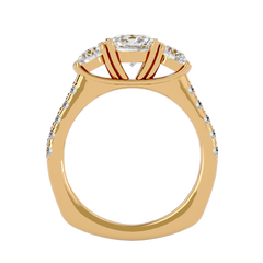 Jessie Three Stone Ring