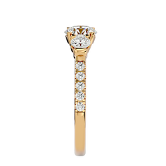 Jessie Three Stone Ring