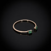 Emerald Gap Ring