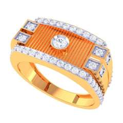 Griffin Solitaire Mens Ring