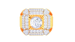 Gerald Solitaire Mens Ring