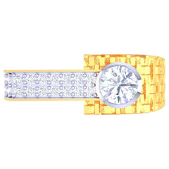 Gregory Solitaire Mens Ring