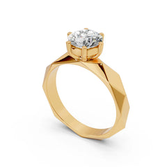 Lyric Solitaire Ring
