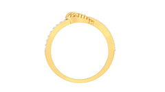 George Solitaire Mens Ring