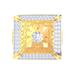 Hanson Solitaire Mens Ring