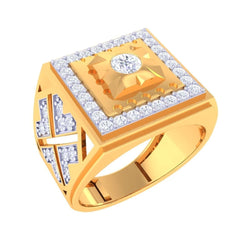 Harris Solitaire Mens Ring