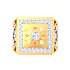 Harris Solitaire Mens Ring