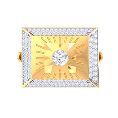 James Solitaire Mens Ring