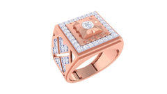 Harris Solitaire Mens Ring