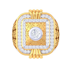 Ignatius Solitaire Mens Ring