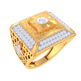 Hanson Solitaire Mens Ring