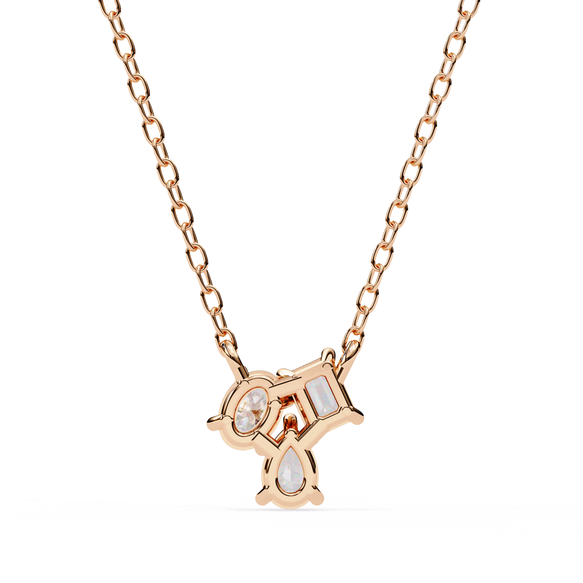 Eileen Three Stone Pendant