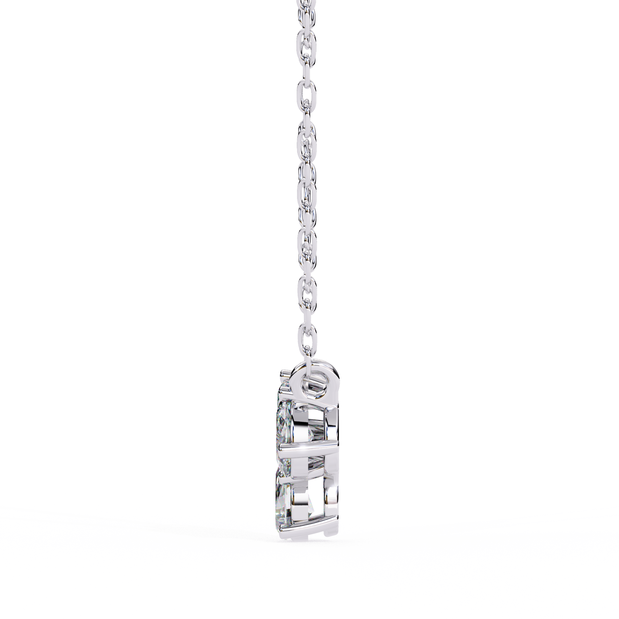 Eileen Three Stone Pendant