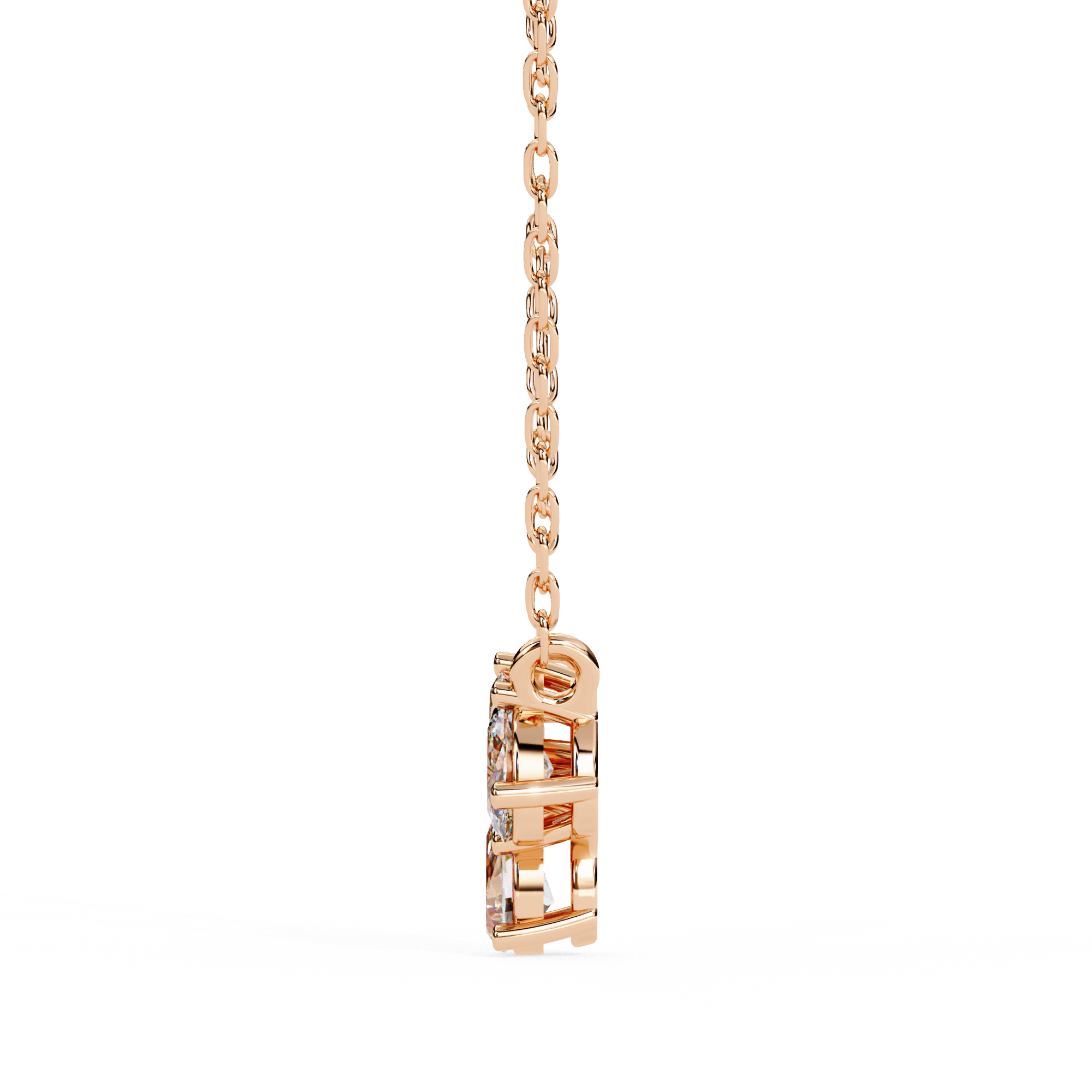 Eileen Three Stone Pendant