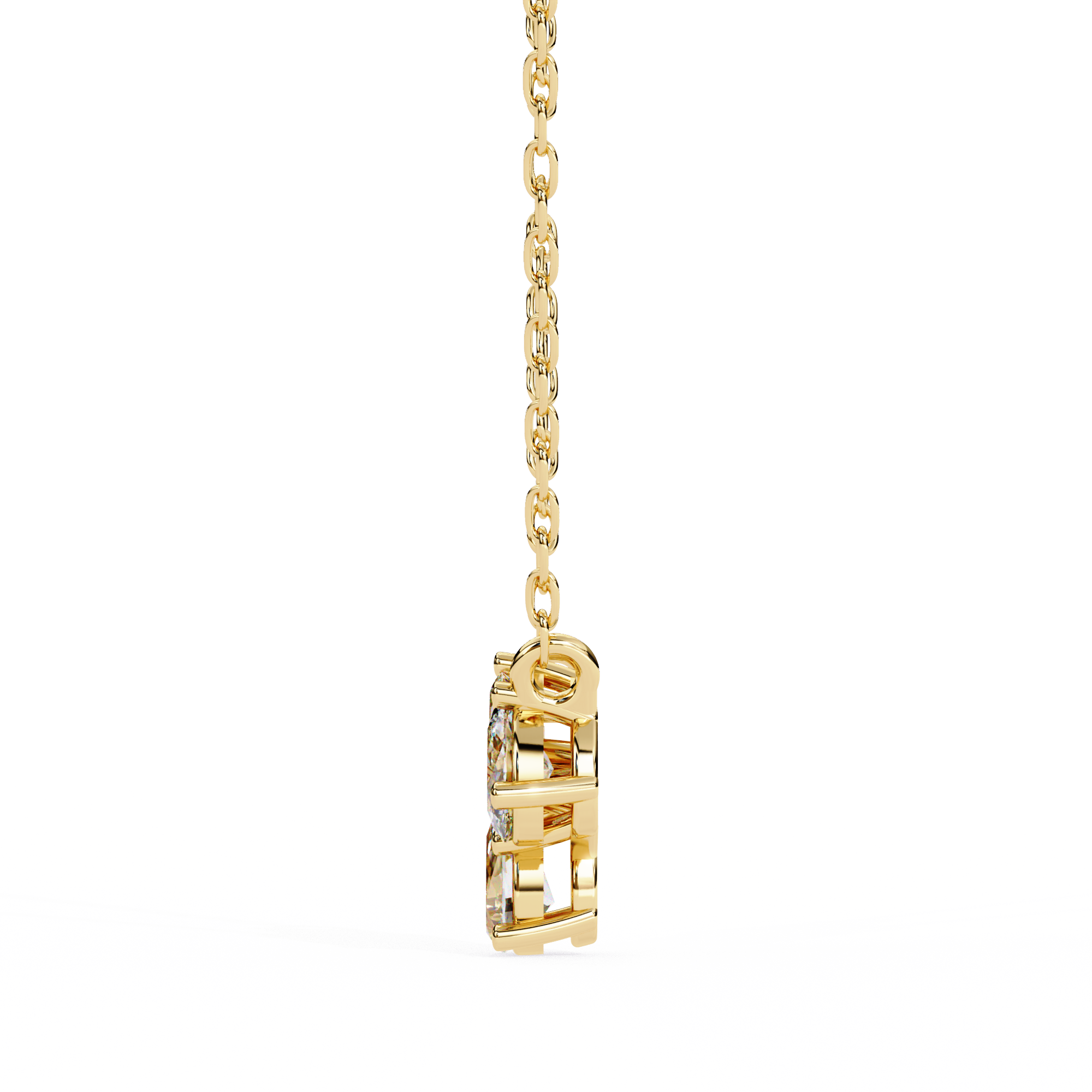 Eileen Three Stone Pendant
