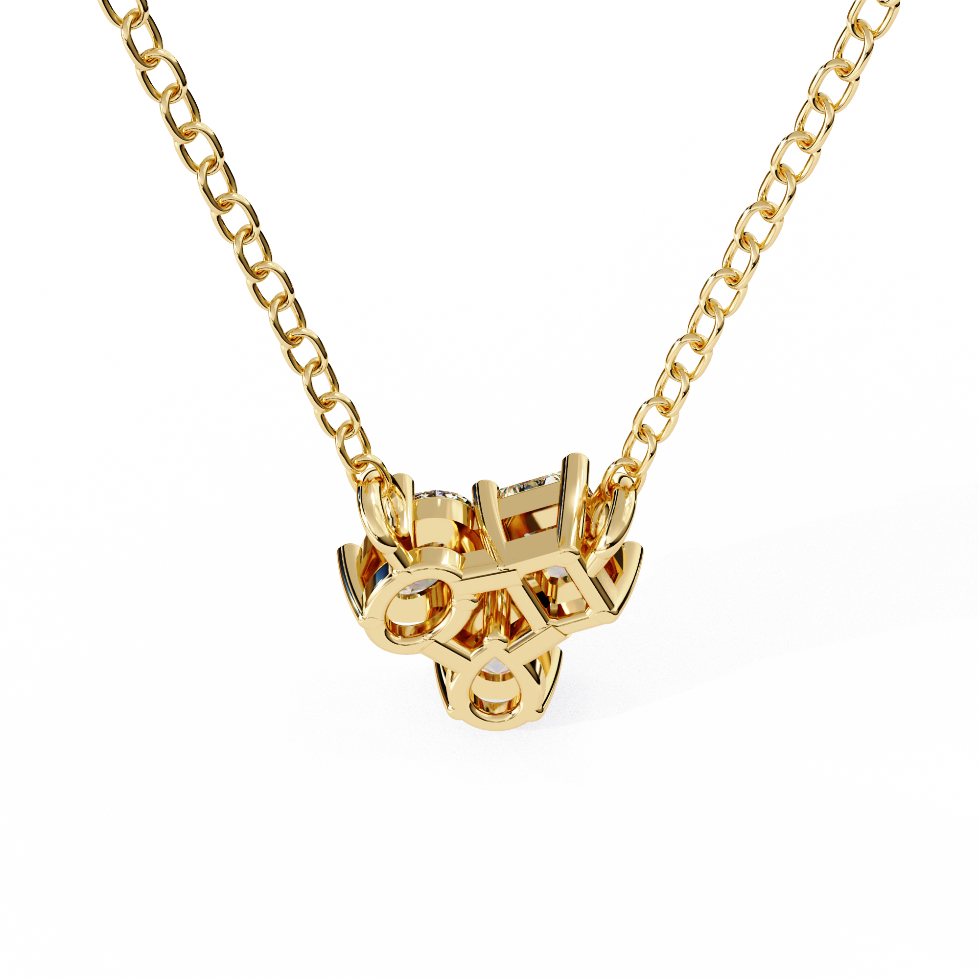 Eileen Three Stone Pendant