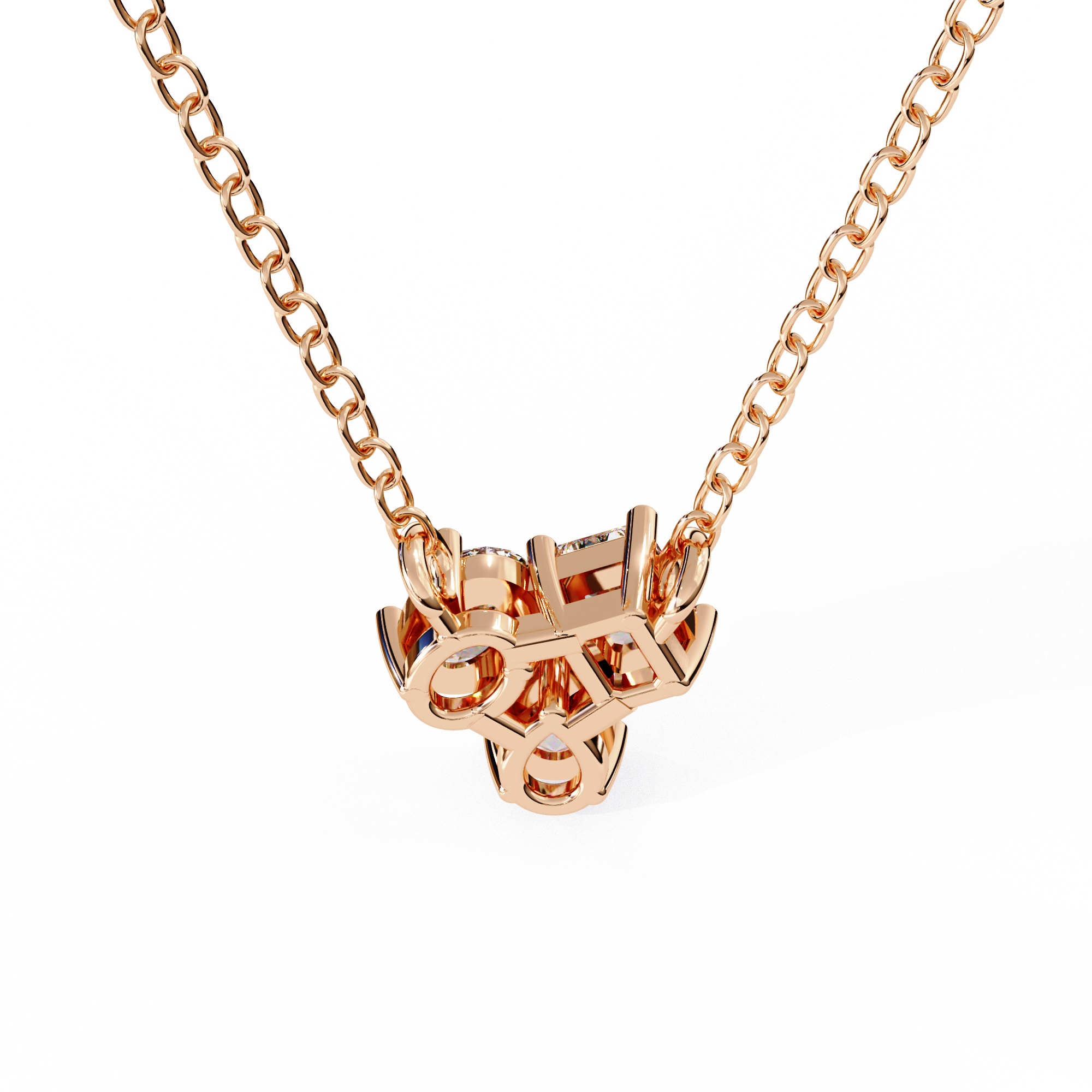 Eileen Three Stone Pendant
