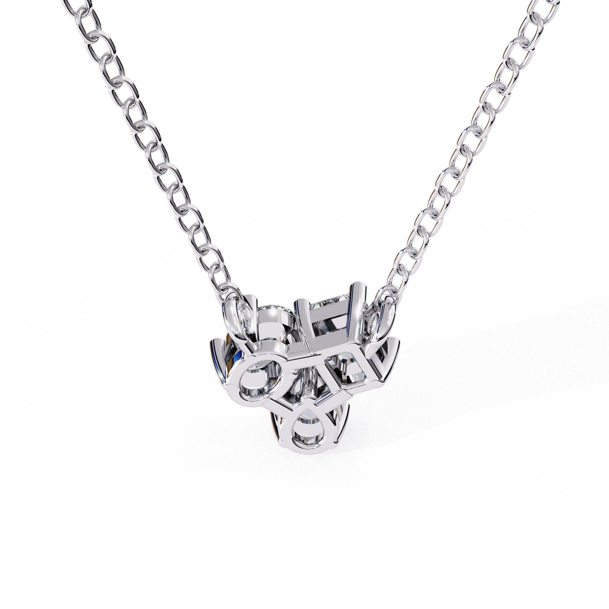 Eileen Three Stone Pendant