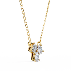 Eileen Three Stone Pendant