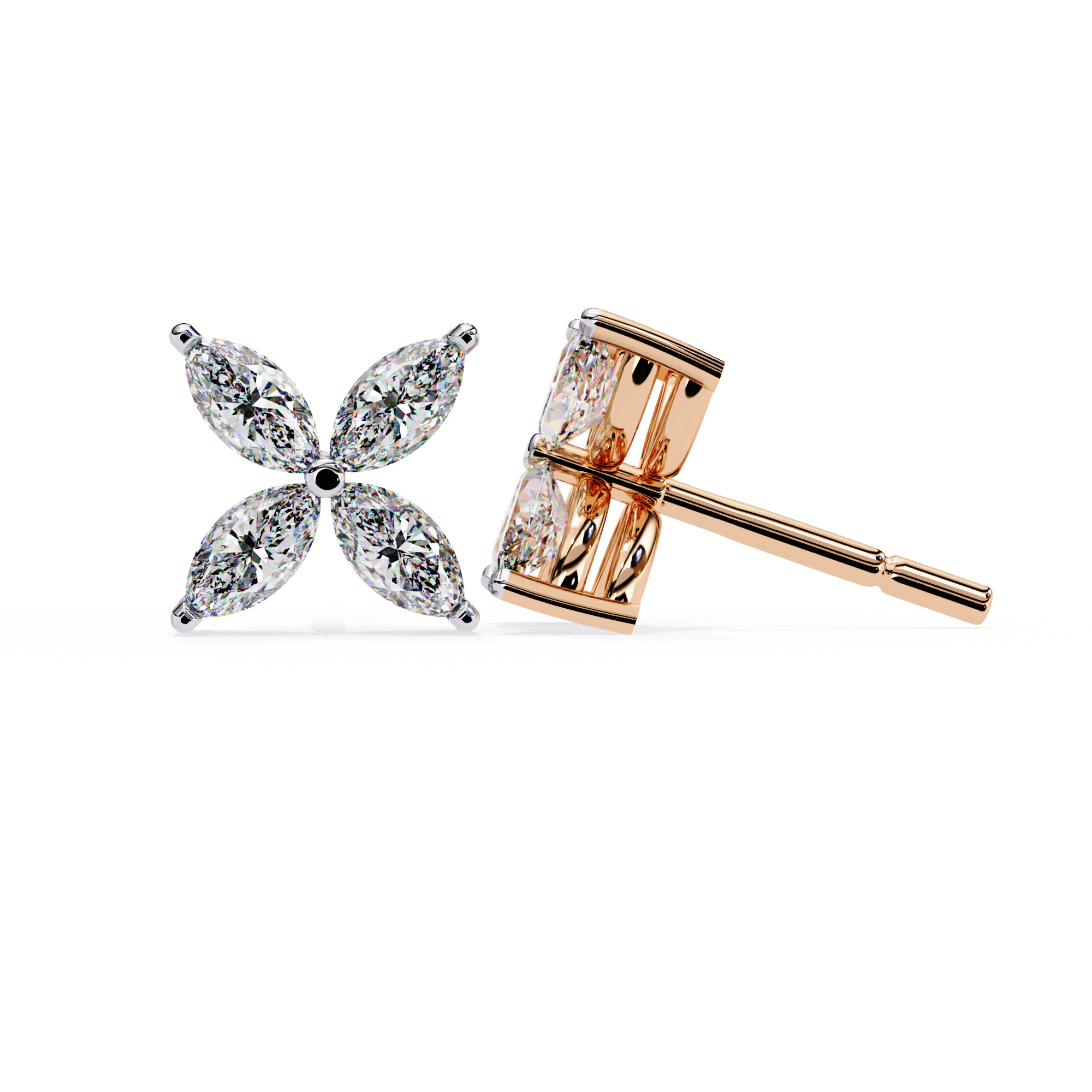 August Diamond Earring