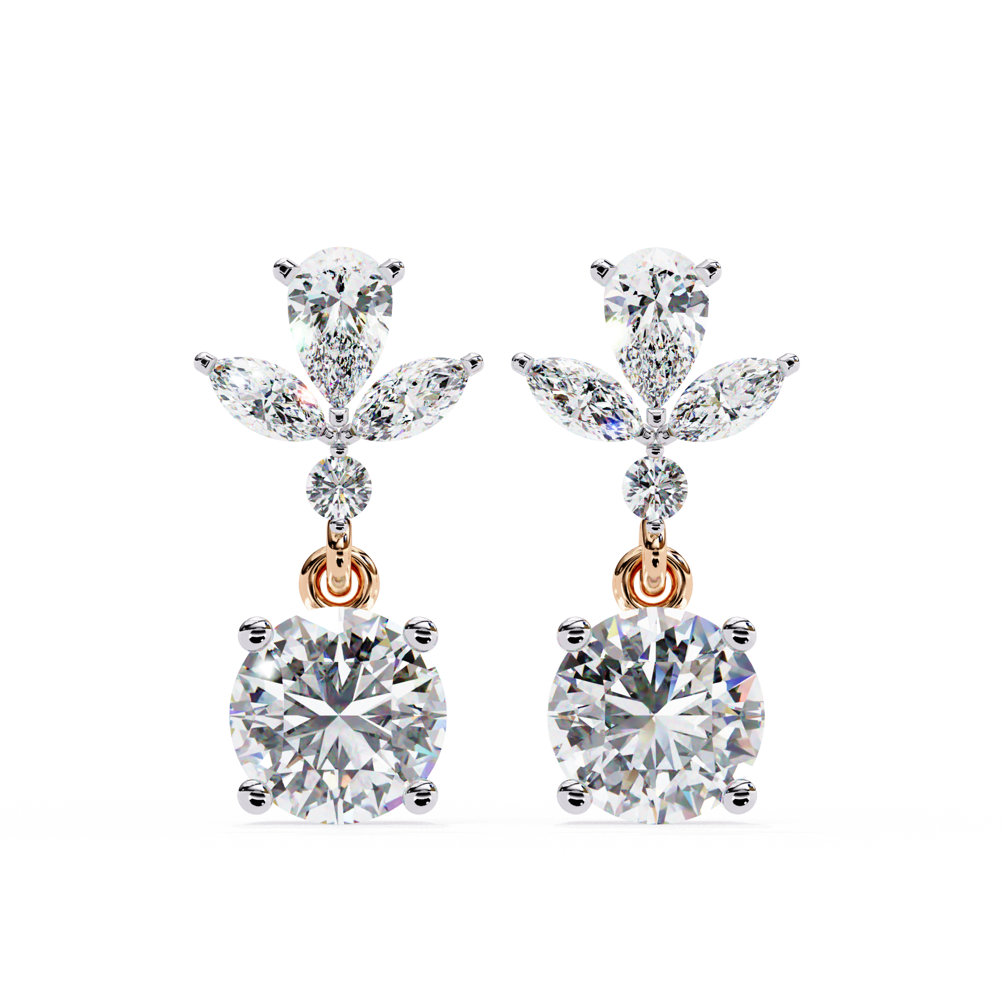 Ivory Diamond Earring