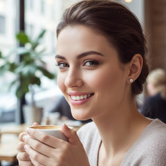 .925 Sterling Silver Round-Cut Diamond Accent Swirl Square Knot Stud Earrings (H-I Color, I2-I3 Clarity)