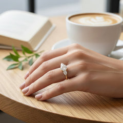 Aileen Three Stone Ring