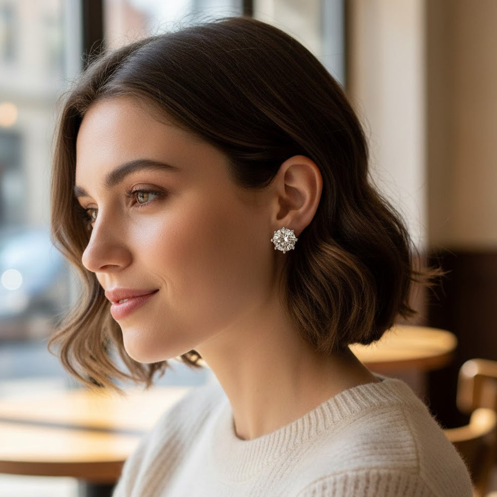 Aubrie Diamond Earring
