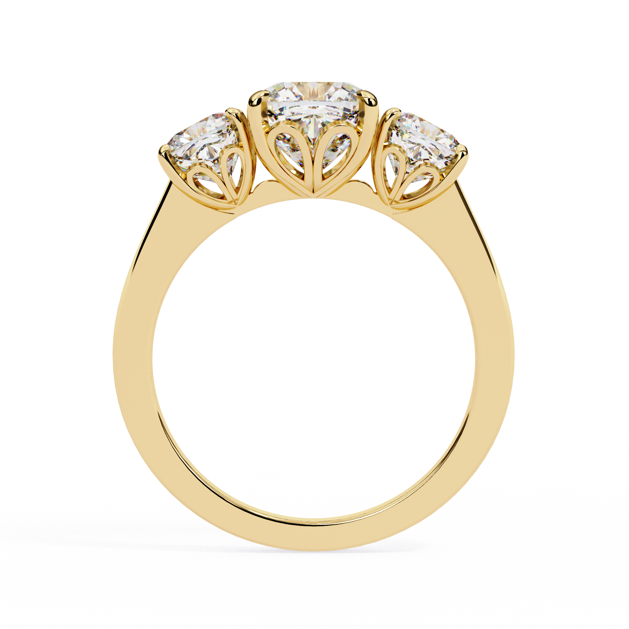 Nola Three Stone Ring