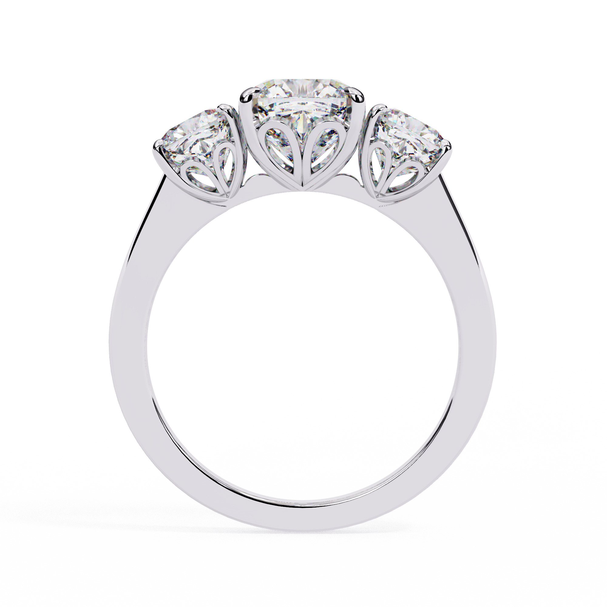 Nola Three Stone Ring