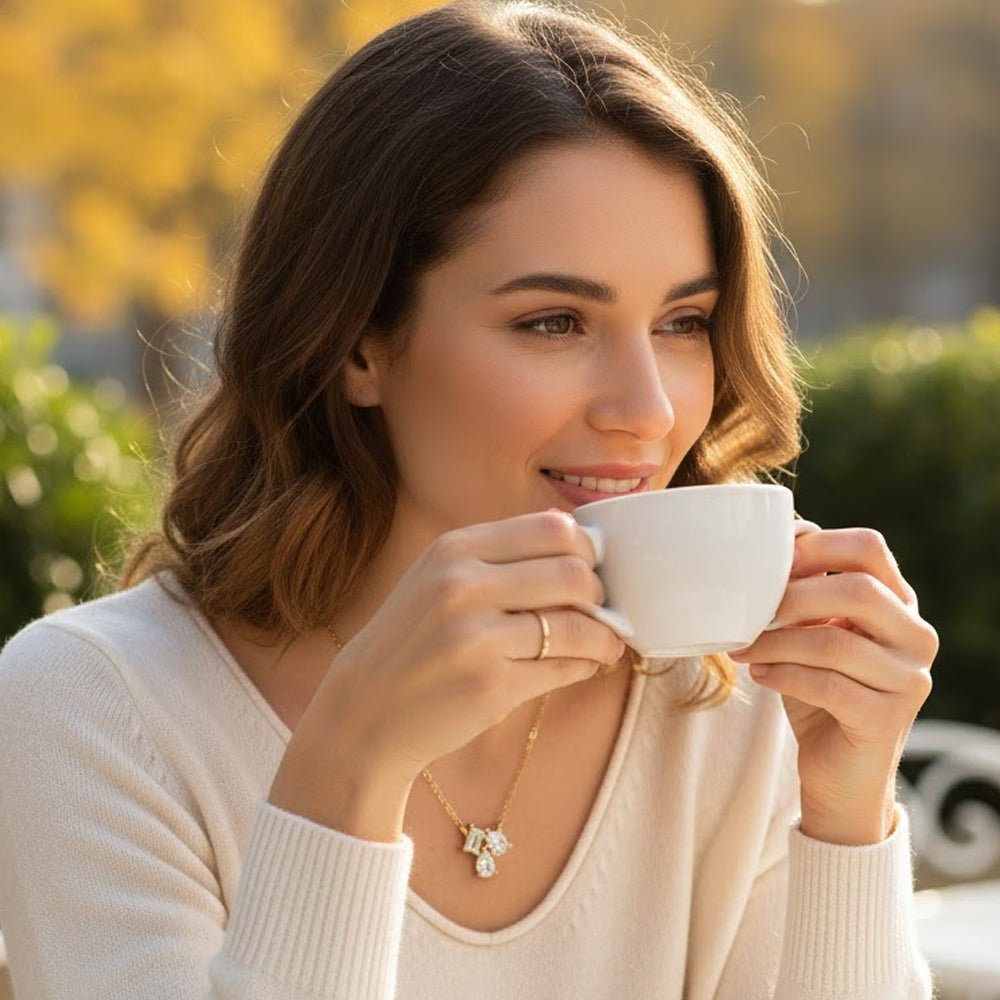 Eileen Three Stone Pendant