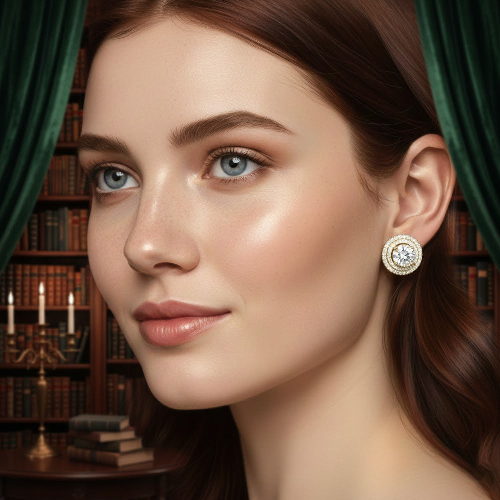 Elaine Diamond Earring