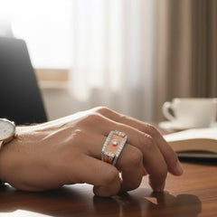 Griffin Solitaire Mens Ring