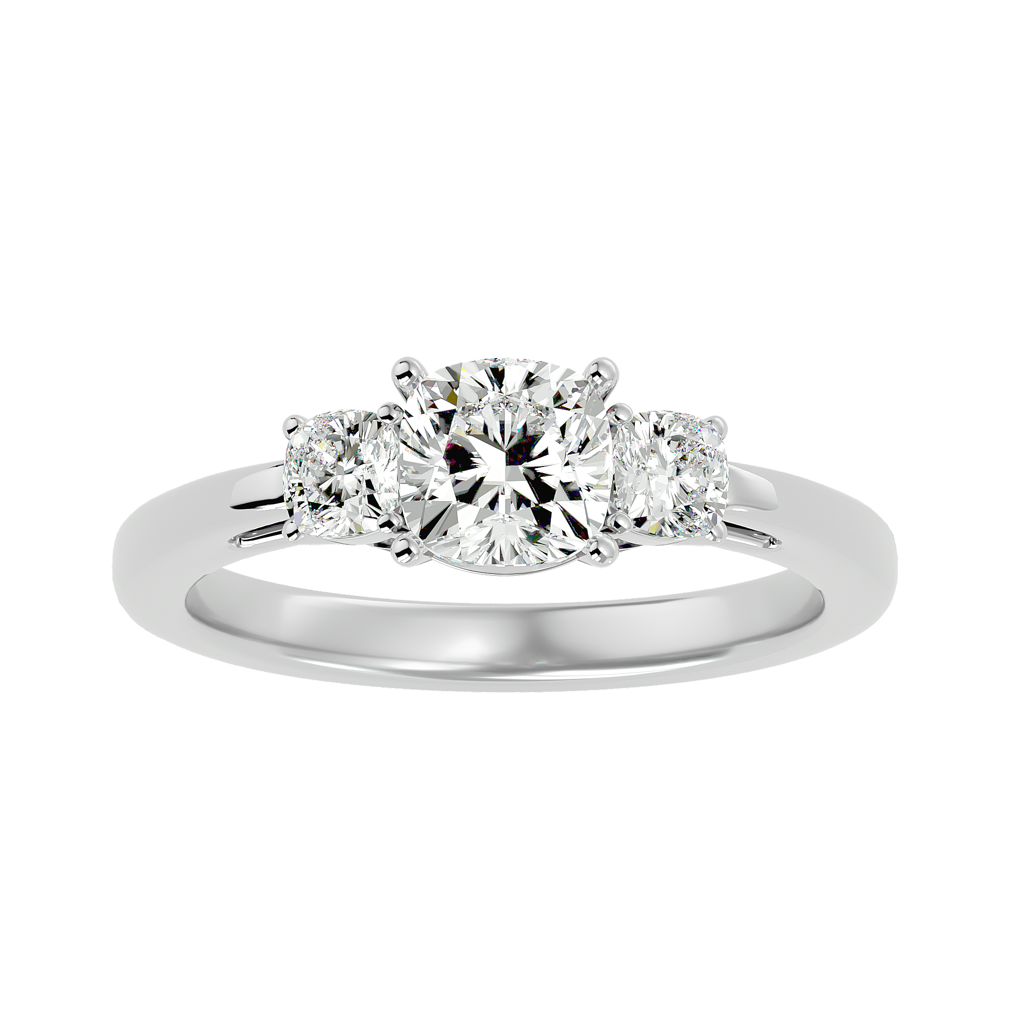 Alma Three Stone Ring