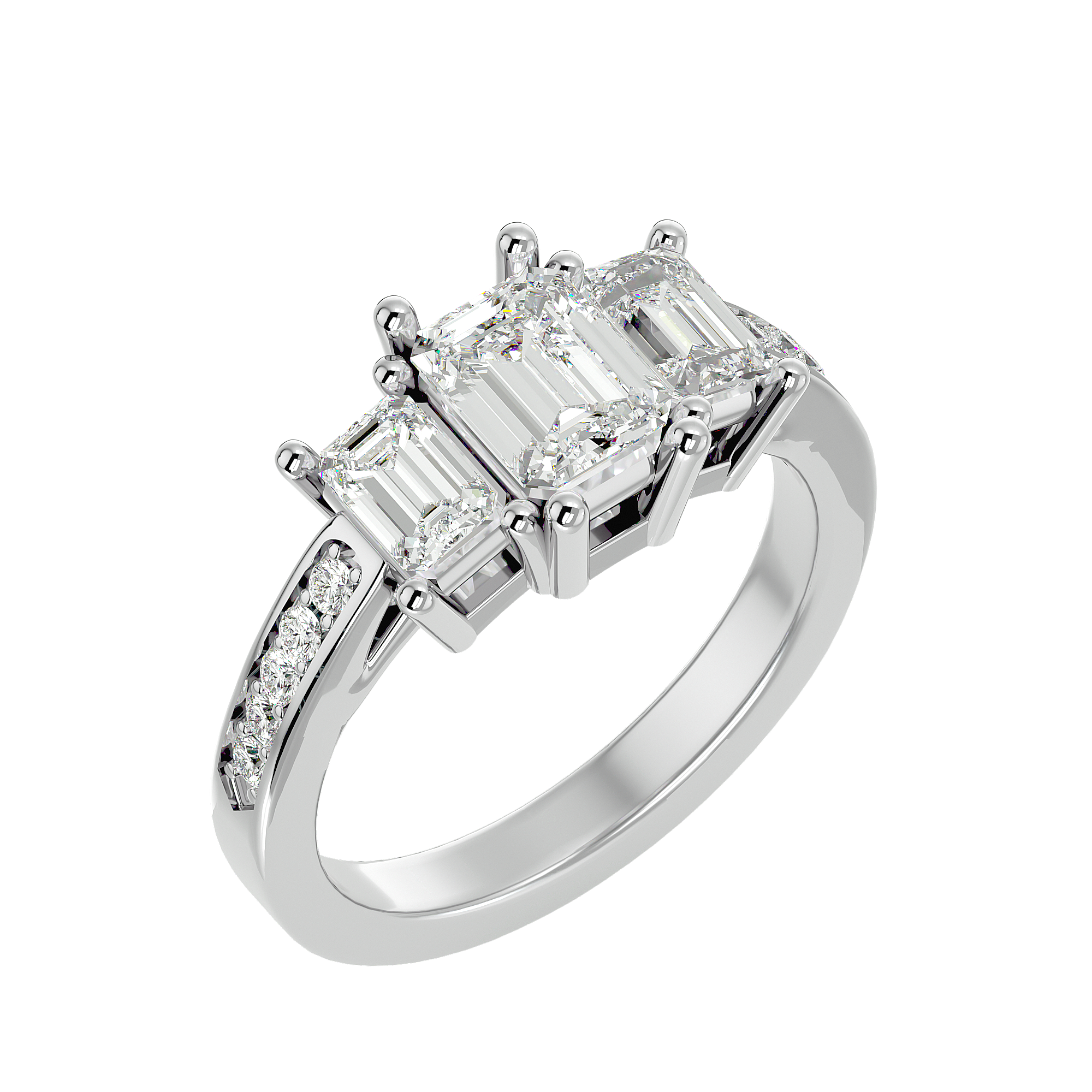Leyla Three Stone Ring