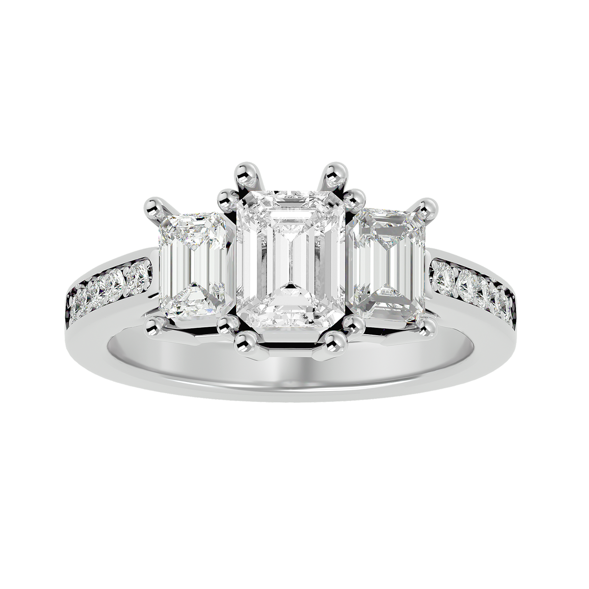 Leyla Three Stone Ring
