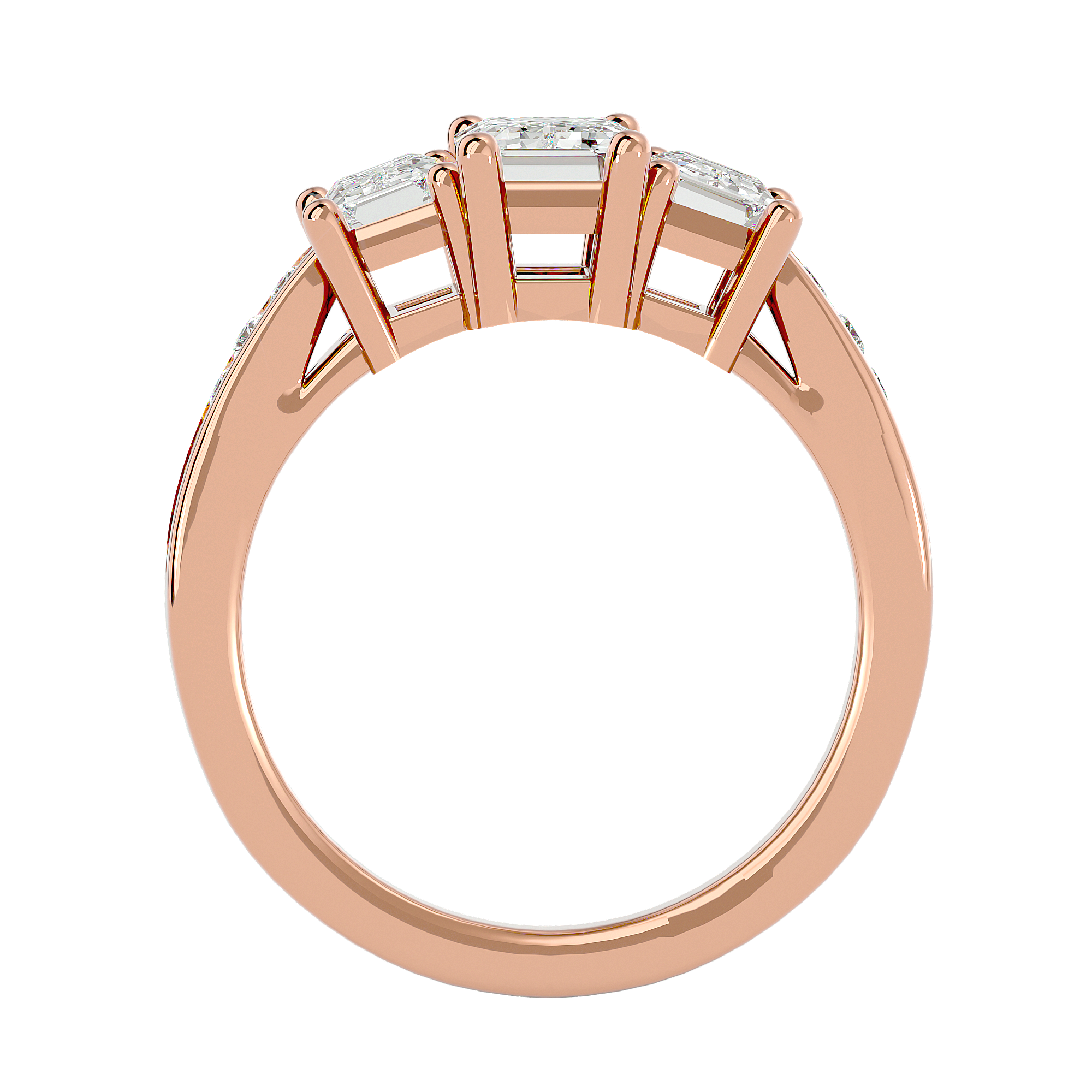Leyla Three Stone Ring